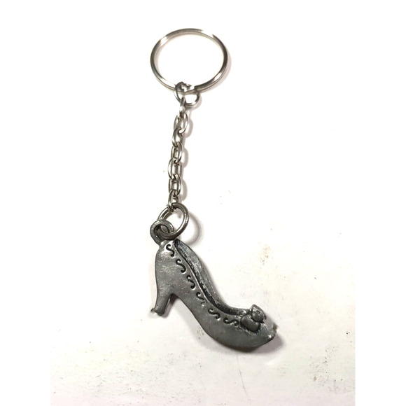 Shoe Mary Jane Pewter Keychain - Picture 1 of 4